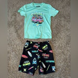 Hurley Rash Guard Set